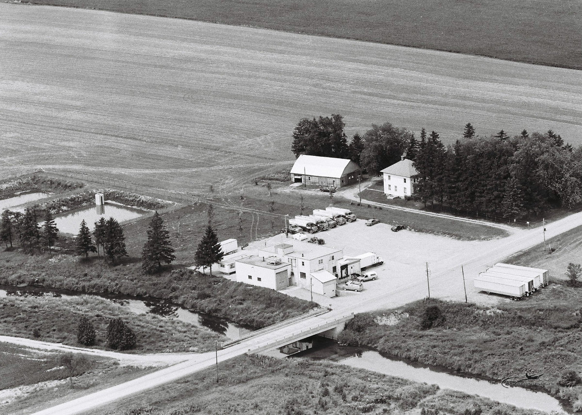 overhead view of Stovel Siemon facility in 1994